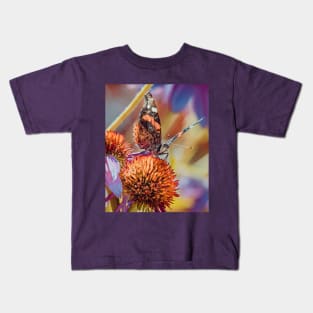 Lovely Monarch Butterfly Photograph Kids T-Shirt